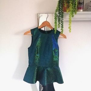 Sold!🚩 Iridescent Peplum